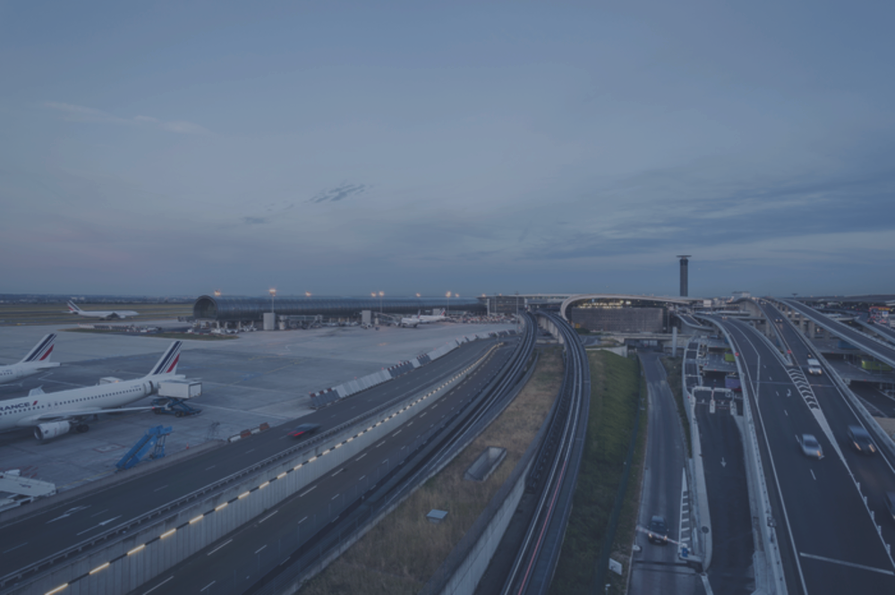vue d'un terminal de Roissy CDG